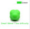 80g Silikon Tepki Spor Mini Eğitim Topu Yeşil Mavi Gül Rengi