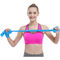 Yoga Fitness için 0.15mm 1.0mm Lateks Elastik Yoga Pilates Bandı