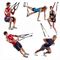 Max Loaded 400 KG Spor Salonu Egzersizi Crossfit Egzersiz Çekme Halatı Asma Eğitimi Naylon Direnç Bandı Seti
