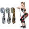 Leopar Baskı Egzersiz Egzersiz Ganimet 208 cm Pilates Spor Crossfit Spor Eğitimi Için Direnç Bantları Set