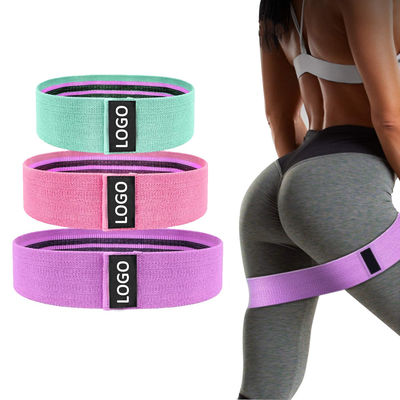 FDA 3 Seviyeli Ev Fitness Direnç Bantları Taşınabilir Pantone Rengi