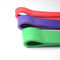 Doğal Lateks Özel Pantone Renk Dayanıklı Direnç Egzersiz Bantları CE FDA SGS