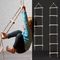 Çocuklar İçin Çok Basamaklı Spor Ahşap Halat Merdiven Aktivite Tırmanma Oyunu
